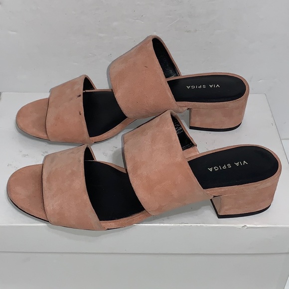 Via Spiga Galene Slide Sandals Size 6.5 - Picture 2 of 8